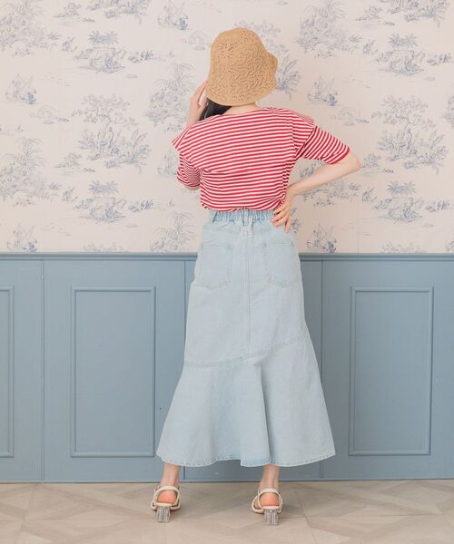 ems excite(エムズエキサイト)の「キリカエマーメイドSK(スカート・レディース・ライトブルー/ブラック/オフホワイト/ブラック系その他・FREE)」の7枚目の写真