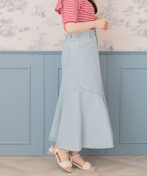 ems excite(エムズエキサイト)の「キリカエマーメイドSK(スカート・レディース・ライトブルー/ブラック/オフホワイト/ブラック系その他・FREE)」の11枚目の写真