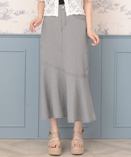 ems excite(エムズエキサイト)の「キリカエマーメイドSK(スカート・レディース・ライトブルー/ブラック/オフホワイト/ブラック系その他・FREE)」の1枚目の写真