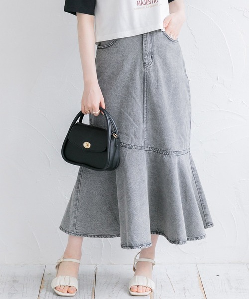 ems excite(エムズエキサイト)の「キリカエマーメイドSK(スカート・レディース・ライトブルー/ブラック/オフホワイト/ブラック系その他・FREE)」の3枚目の写真