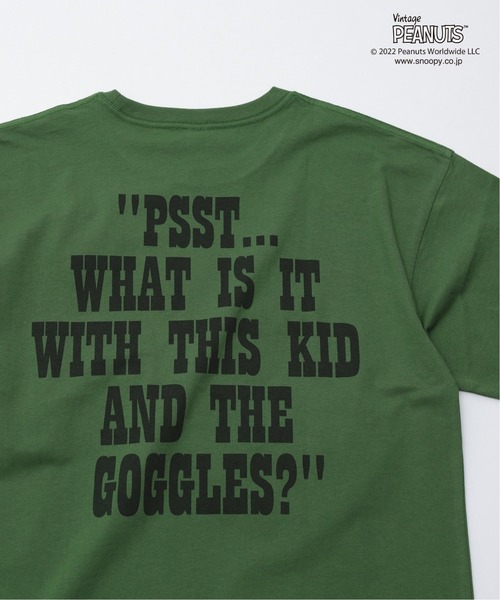 PEANUTS(ピーナッツ)の「【PEANUTS×SPORTS WEAR by relume】別注 SPECIAL 18/-OE 半袖Tシャツ(Tシャツ/カットソー・メンズ・ホワイト/ブラック/ピンク/イエロー/グリーン・M/L/XL)」の22枚目の写真