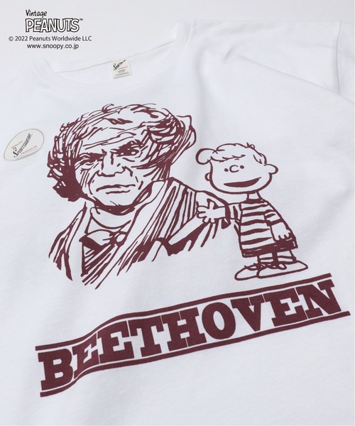 PEANUTS(ピーナッツ)の「【PEANUTS×SPORTS WEAR by relume】別注 SPECIAL 18/-OE 半袖Tシャツ(Tシャツ/カットソー・メンズ・ホワイト/ブラック/ピンク/イエロー/グリーン・M/L/XL)」の15枚目の写真