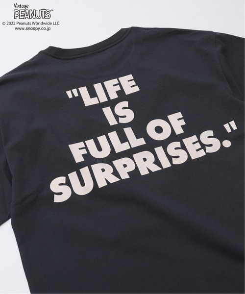 PEANUTS(ピーナッツ)の「【PEANUTS×SPORTS WEAR by relume】別注 SPECIAL 18/-OE 半袖Tシャツ(Tシャツ/カットソー・メンズ・ホワイト/ブラック/ピンク/イエロー/グリーン・M/L/XL)」の12枚目の写真