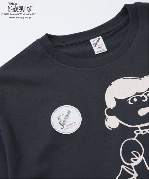 PEANUTS(ピーナッツ)の「【PEANUTS×SPORTS WEAR by relume】別注 SPECIAL 18/-OE 半袖Tシャツ(Tシャツ/カットソー・メンズ・ホワイト/ブラック/ピンク/イエロー/グリーン・M/L/XL)」の13枚目の写真