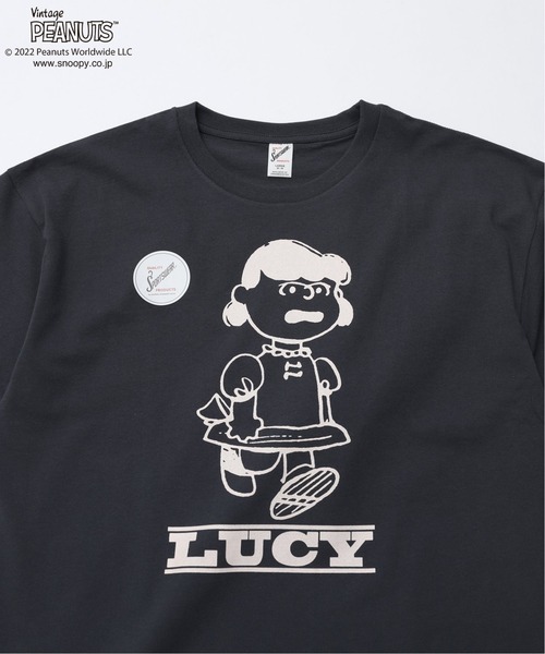 PEANUTS(ピーナッツ)の「【PEANUTS×SPORTS WEAR by relume】別注 SPECIAL 18/-OE 半袖Tシャツ(Tシャツ/カットソー・メンズ・ホワイト/ブラック/ピンク/イエロー/グリーン・M/L/XL)」の14枚目の写真