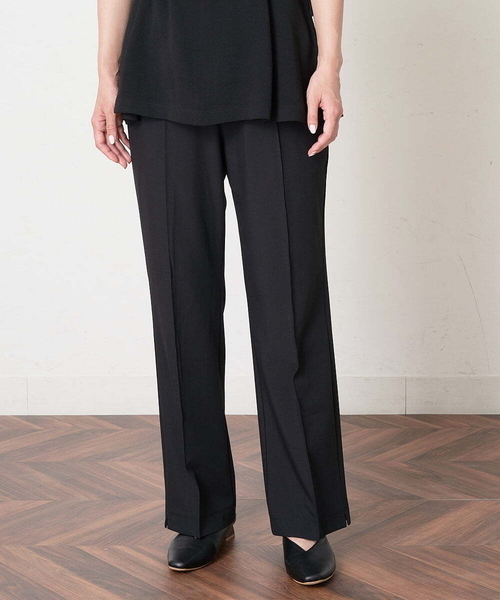 A de a.v.v(アードアー・ヴェ・ヴェ)の「バイカラーパイピングパンツ(その他パンツ・レディース・ライトブルー/ベージュ/ブラック・36/38)」の2枚目の写真