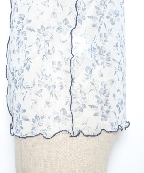 AS KNOW AS PINKY(アズノゥアズピンキー)の「シアーに花開くメロープルオーバー(Tシャツ/カットソー・レディース・ブラック/オレンジ・FREE)」の21枚目の写真