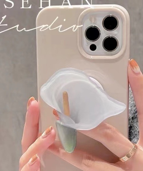 tolene(トレネ)の「フラワーグリップ / グリップトップ スマホカバー iPhoneケース ( 7 / 8 / SE2 / 11 / 11Pro / 11Pro max / 12 / 12pro / 12pro max / 12mini / 13 /13pro / 13promax )(スマホケース/カバー・レディース・A・K/F/C/H/J/D/B/I)」の10枚目の写真