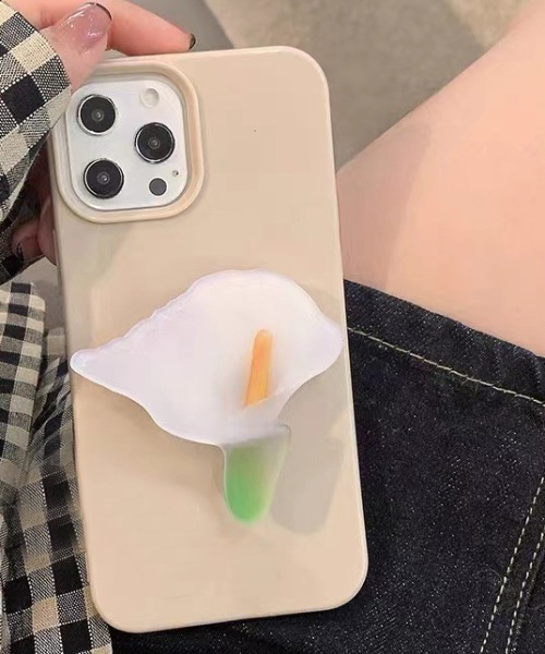 tolene(トレネ)の「フラワーグリップ / グリップトップ スマホカバー iPhoneケース ( 7 / 8 / SE2 / 11 / 11Pro / 11Pro max / 12 / 12pro / 12pro max / 12mini / 13 /13pro / 13promax )(スマホケース/カバー・レディース・A・K/F/C/H/J/D/B/I)」の5枚目の写真