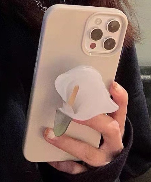 tolene(トレネ)の「フラワーグリップ / グリップトップ スマホカバー iPhoneケース ( 7 / 8 / SE2 / 11 / 11Pro / 11Pro max / 12 / 12pro / 12pro max / 12mini / 13 /13pro / 13promax )(スマホケース/カバー・レディース・A・K/F/C/H/J/D/B/I)」の4枚目の写真