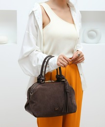 【Ungrid/アングリッド】ツイストタッセル　コーデュロイ ボストンバッグ