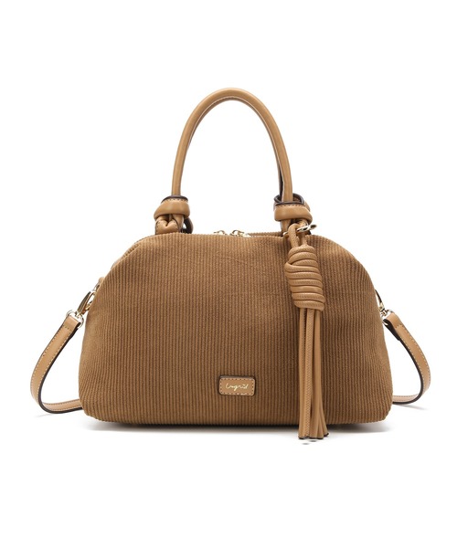 Ungrid(アングリッド)の「【Ungrid/アングリッド】ツイストタッセル コーデュロイ ボストンバッグ(ボストンバッグ・レディース・ブラック/カーキ/グレイッシュベージュ/ブラウン/ベージュ・FREE)」の9枚目の写真