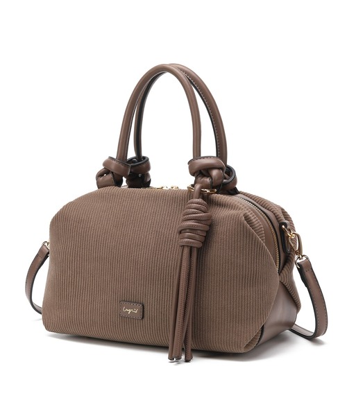 Ungrid(アングリッド)の「【Ungrid/アングリッド】ツイストタッセル コーデュロイ ボストンバッグ(ボストンバッグ・レディース・ブラック/カーキ/グレイッシュベージュ/ブラウン/ベージュ・FREE)」の14枚目の写真