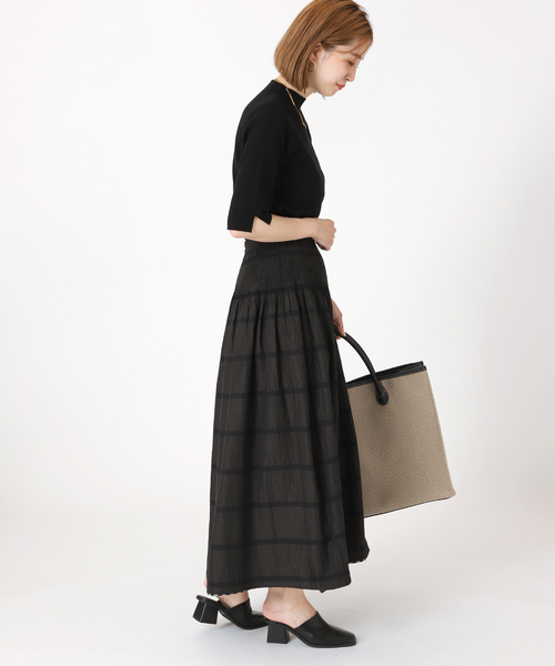 B.C STOCK（ベーセーストック）の「ソウバリ5分袖プルオーバー（ニット/セーター・レディース・ブラック/ネイビー/イエロー/ブルー/ナチュラル・FREE）」の16枚目の写真