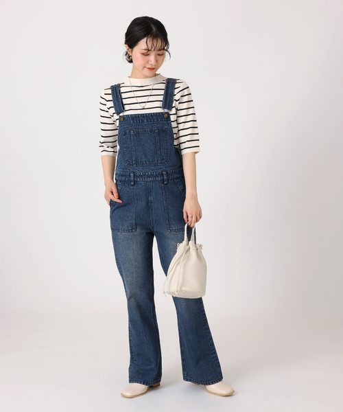 B.C STOCK（ベーセーストック）の「ソウバリ5分袖プルオーバー（ニット/セーター・レディース・ブラック/ネイビー/イエロー/ブルー/ナチュラル・FREE）」の11枚目の写真