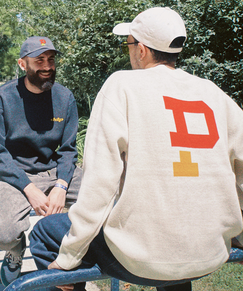 JOURNAL STANDARD(ジャーナルスタンダード)の「WEB限定【ddp×JOURNAL STANDARD】 別注ジャカードクルーネックニット(ニット/セーター・メンズ・ナチュラル/ブラック/ネイビー・MEDIUM/LARGE)」の2枚目の写真