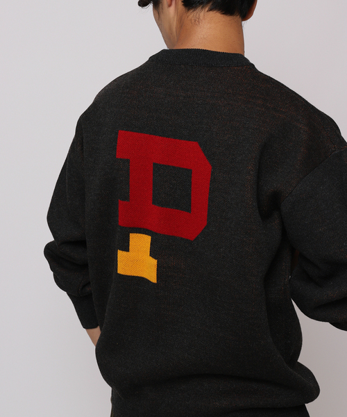 JOURNAL STANDARD(ジャーナルスタンダード)の「WEB限定【ddp×JOURNAL STANDARD】 別注ジャカードクルーネックニット(ニット/セーター・メンズ・ナチュラル/ブラック/ネイビー・MEDIUM/LARGE)」の1枚目の写真