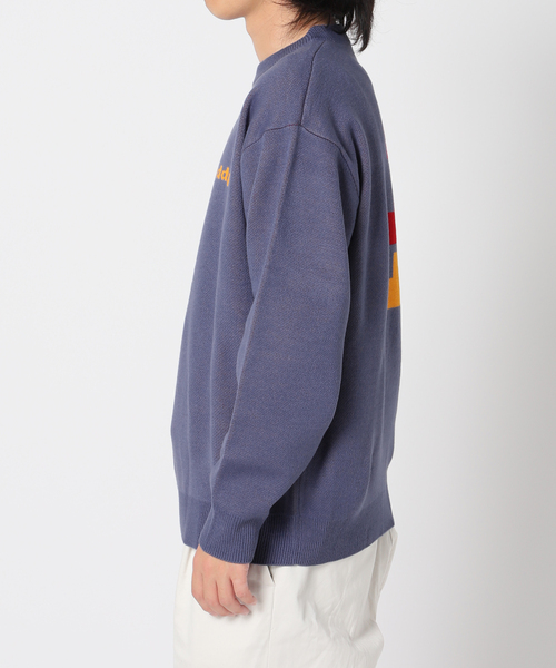 JOURNAL STANDARD(ジャーナルスタンダード)の「WEB限定【ddp×JOURNAL STANDARD】 別注ジャカードクルーネックニット(ニット/セーター・メンズ・ナチュラル/ブラック/ネイビー・MEDIUM/LARGE)」の5枚目の写真