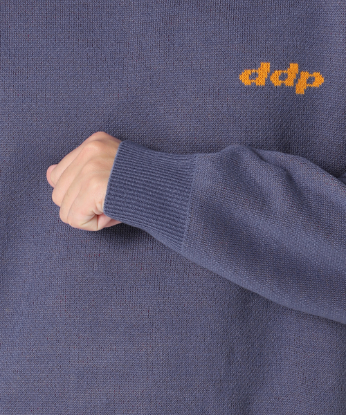 JOURNAL STANDARD(ジャーナルスタンダード)の「WEB限定【ddp×JOURNAL STANDARD】 別注ジャカードクルーネックニット(ニット/セーター・メンズ・ナチュラル/ブラック/ネイビー・MEDIUM/LARGE)」の10枚目の写真