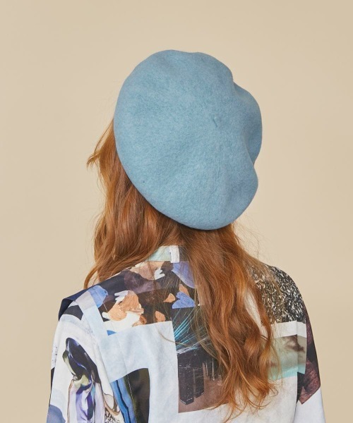 kaorinomori(カオリノモリ)の「kaorinomori ディブベレー(ハンチング/ベレー帽・レディース・ホワイト/ブラック/ベージュ/ピンク/ブルー/ダークパープル・M/57.5cm)」の13枚目の写真