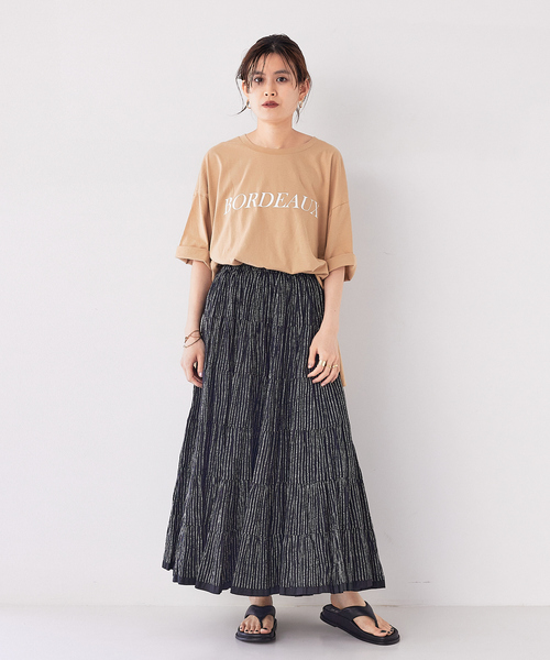 Rouge vif（ルージュヴィフ）の「FLAVOR TEE 別注Tシャツ（Tシャツ/カットソー・レディース・ホワイト/ベージュ・フリー）」の13枚目の写真