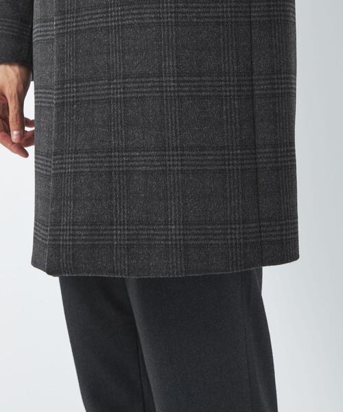 green label relaxing（グリーンレーベルリラクシング）の「S100 ショートビーバー チェック チェスター コート（チェスターコート・メンズ・ネイビー/ダークグレー・XS/S/M/L/XL）」の18枚目の写真