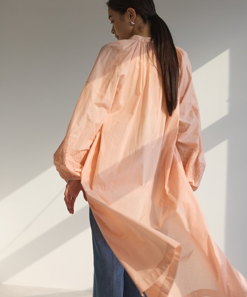 N.O.R.C（ノーク）の「カットワーク刺繍ワンピース（ワンピース・レディース・ライラック/ライトグリーン/オレンジ/ブラック・S/M）」の22枚目の写真