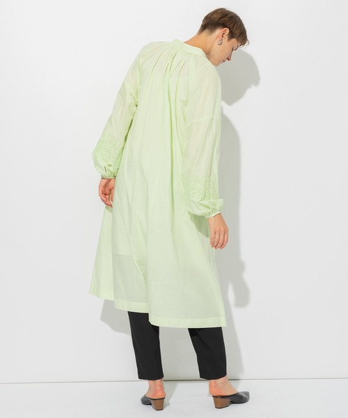 N.O.R.C（ノーク）の「カットワーク刺繍ワンピース（ワンピース・レディース・ライラック/ライトグリーン/オレンジ/ブラック・S/M）」の13枚目の写真