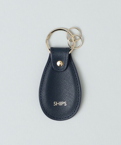 SHIPS: SAFFIANO LEATHER シューホーン キーホルダー（キーホルダー
