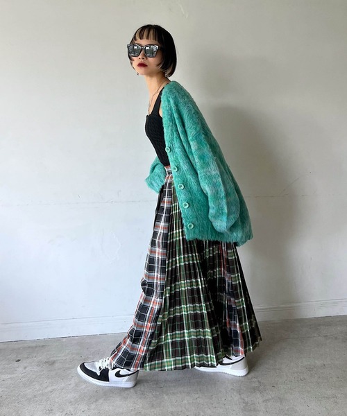 PAGEBOY（ページボーイ）の「MIXチェックプリーツスカート（スカート