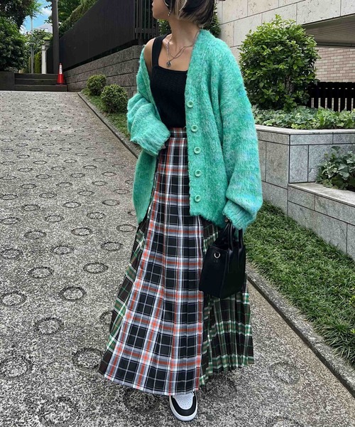 PAGEBOY（ページボーイ）の「MIXチェックプリーツスカート