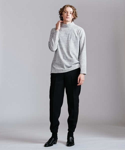 Lui's（ルイス）の「総柄ハイネックタートルカットソー（Tシャツ