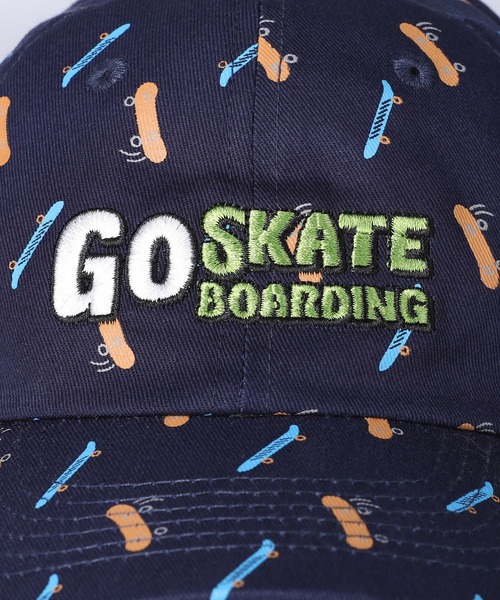 MPS（エムピーエス）の「【MPS】スケート柄モチーフキャップ（キャップ・キッズ・ネイビー/ブラック×ホワイト・フリー）」の11枚目の写真