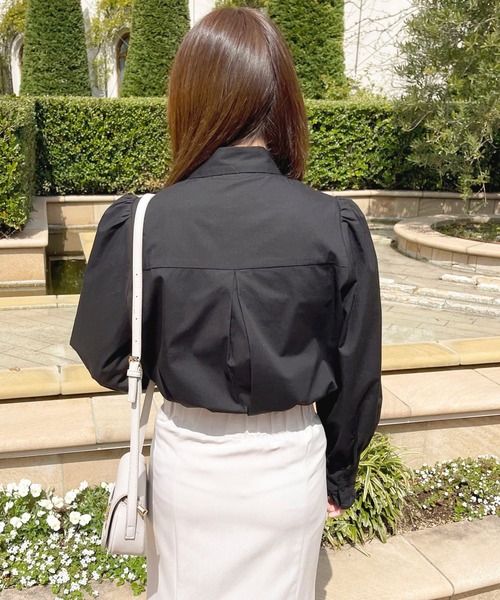 apres jour(アプレジュール)の「刺繍ボウタイブラウス【ZOZOTOWN限定アイテム】(シャツ/ブラウス・レディース・ブラック/オフホワイト/サックスブルー/ライトピンク・X-LARGE/フリー)」の20枚目の写真