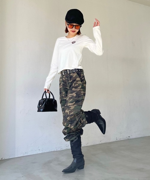 SHAGGIE(シャギー)の「スウェードハンチング帽(ハンチング/ベレー帽・レディース・ブラック/ブラウン・FREE)」の7枚目の写真