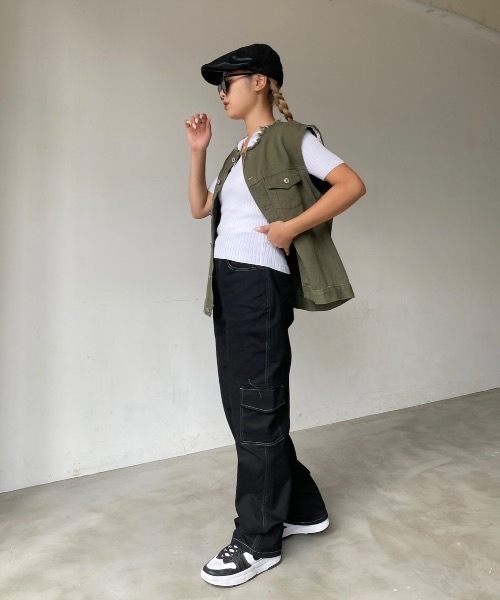 SHAGGIE(シャギー)の「スウェードハンチング帽(ハンチング/ベレー帽・レディース・ブラック/ブラウン・FREE)」の10枚目の写真