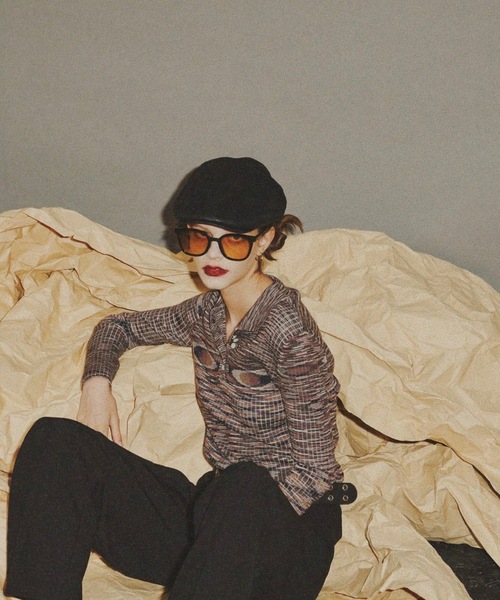 SHAGGIE(シャギー)の「スウェードハンチング帽(ハンチング/ベレー帽・レディース・ブラック/ブラウン・FREE)」の20枚目の写真