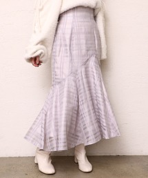 one after another NICE CLAUP | 上品で華やかな印象。ラッフルマーメイドスカート(スカート)