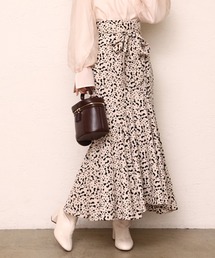 one after another NICE CLAUP | 上品で華やかな印象。ラッフルマーメイドスカート(スカート)