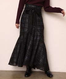 one after another NICE CLAUP | 上品で華やかな印象。ラッフルマーメイドスカート(スカート)