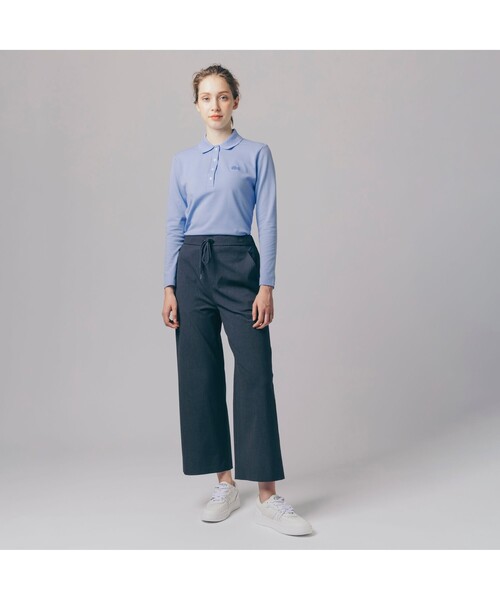 LACOSTE(ラコステ)の「イージーリラックスワイドパンツ(その他パンツ・レディース・ブラック/グレー・34/36/40/38)」の2枚目の写真
