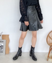 AS KNOW AS plus | ♪フェイクレザー マーメイドスカートパンツ(スカート)