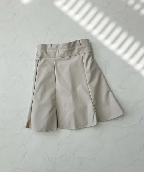 AS KNOW AS plus（アズノゥアズプラス）の「♪フェイクレザー マーメイドスカートパンツ（スカート・レディース・アイボリー/ブラック/ブラウン・FREE）」の13枚目の写真