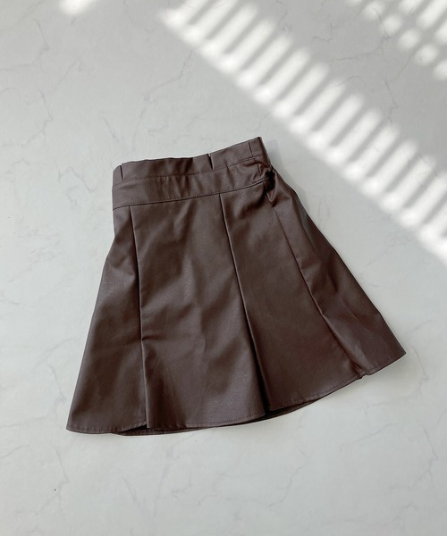 AS KNOW AS plus（アズノゥアズプラス）の「♪フェイクレザー マーメイドスカートパンツ（スカート・レディース・アイボリー/ブラック/ブラウン・FREE）」の15枚目の写真