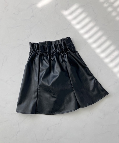 AS KNOW AS plus（アズノゥアズプラス）の「♪フェイクレザー マーメイドスカートパンツ（スカート・レディース・アイボリー/ブラック/ブラウン・FREE）」の18枚目の写真