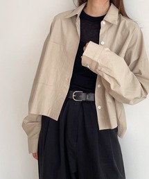 El mar(エルマール) コットンポケットシャツ