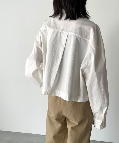 CANAL JEAN（キャナルジーン）の「El mar(エルマール) コットンポケットシャツ（シャツ/ブラウス・レディース・ベージュ/アイボリー・ONE SIZE）」の8枚目の写真