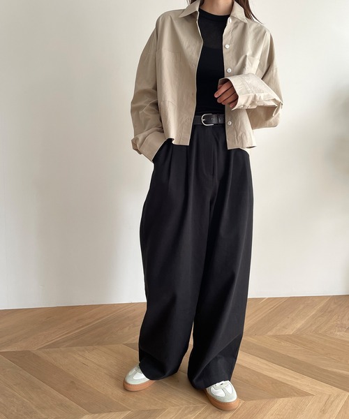 CANAL JEAN（キャナルジーン）の「El mar(エルマール) コットンポケットシャツ（シャツ/ブラウス・レディース・ベージュ/アイボリー・ONE SIZE）」の3枚目の写真