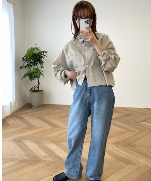 CANAL JEAN（キャナルジーン）の「El mar(エルマール) コットンポケットシャツ（シャツ/ブラウス・レディース・ベージュ/アイボリー・ONE SIZE）」の10枚目の写真