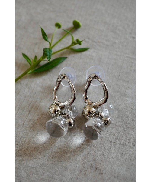 tone（トーン）の「【Agaro】No.172　フープピアス　つぶつぶ(MA)（ピアス（両耳用）・レディース・ゴールド/シルバー/ゴールド系その他/シルバー系その他・FREE）」の3枚目の写真